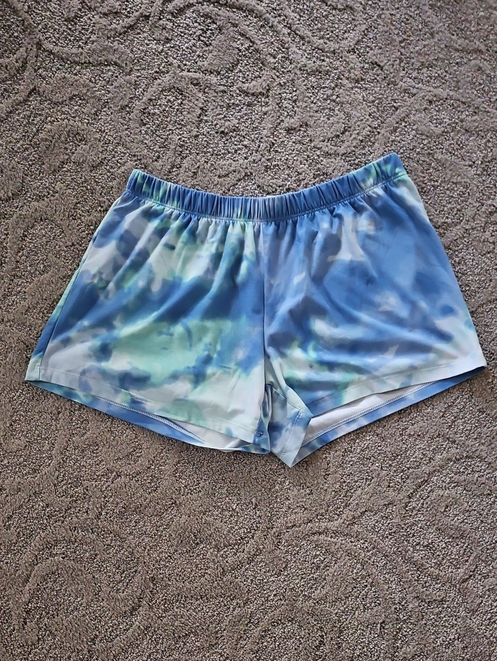 Sonoma Blue and Aqua Tie-Dye Sleep Shorts Size XS.